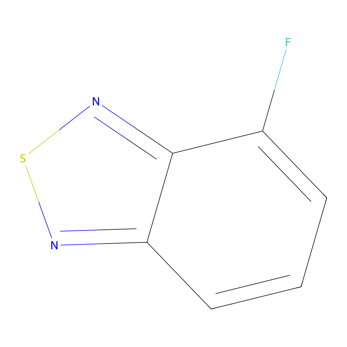 4-Fluoro-2,1,3-benzothiadiazole molecular structure, CAS 134963-05-6