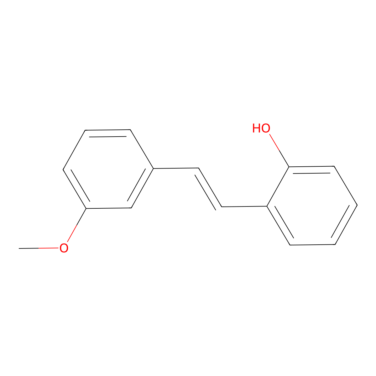 2-(3-Methoxystyryl)phenol molecular structure, CAS 134964-55-9