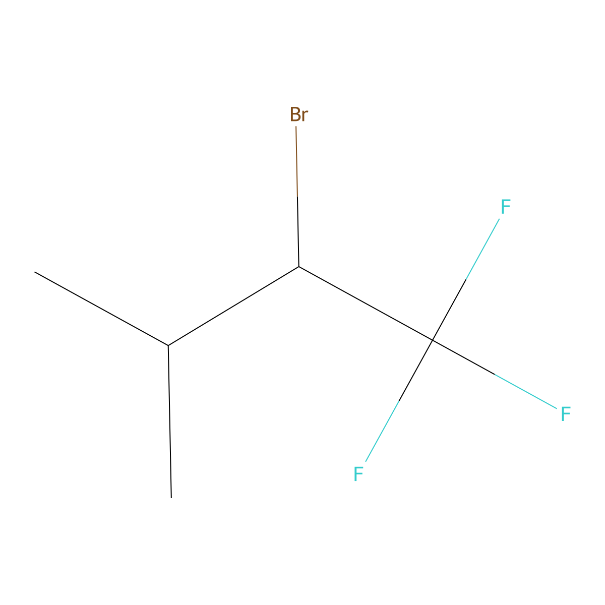 (S)-2-Bromo-1,1,1-trifluoro-3-methyl-butane molecular structure, CAS 1349699-64-4
