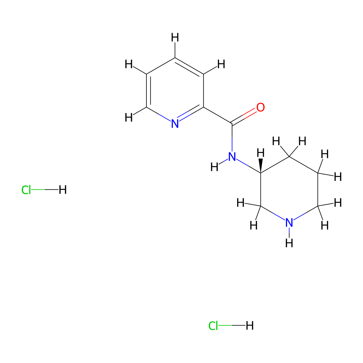 (R)-N-(Piperidin-3-yl)pyridine-2-carboxamide dihydrochloride molecular structure, CAS 1349699-94-0