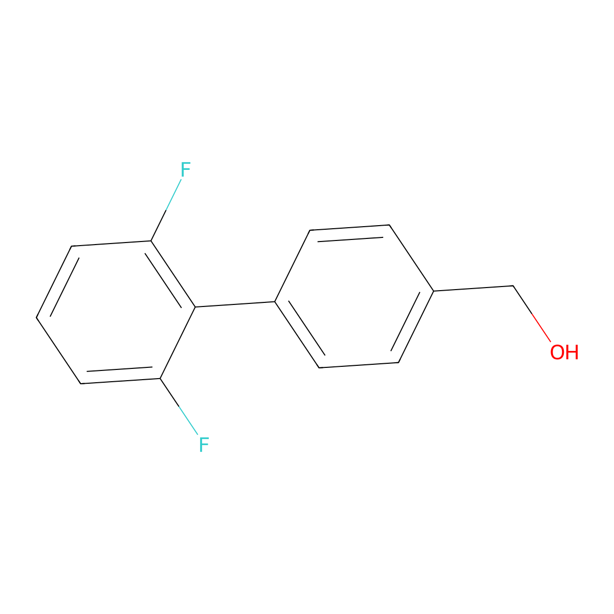 4-(2,6-Difluorophenyl)benzyl alcohol molecular structure, CAS 1349708-95-7