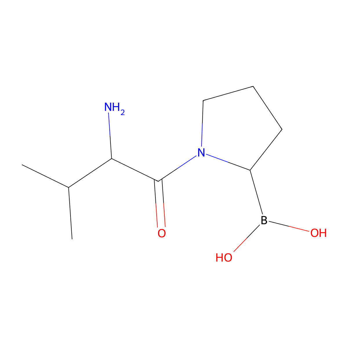 Val-boroPro;PT100 molecular structure, CAS 1349711-30-3