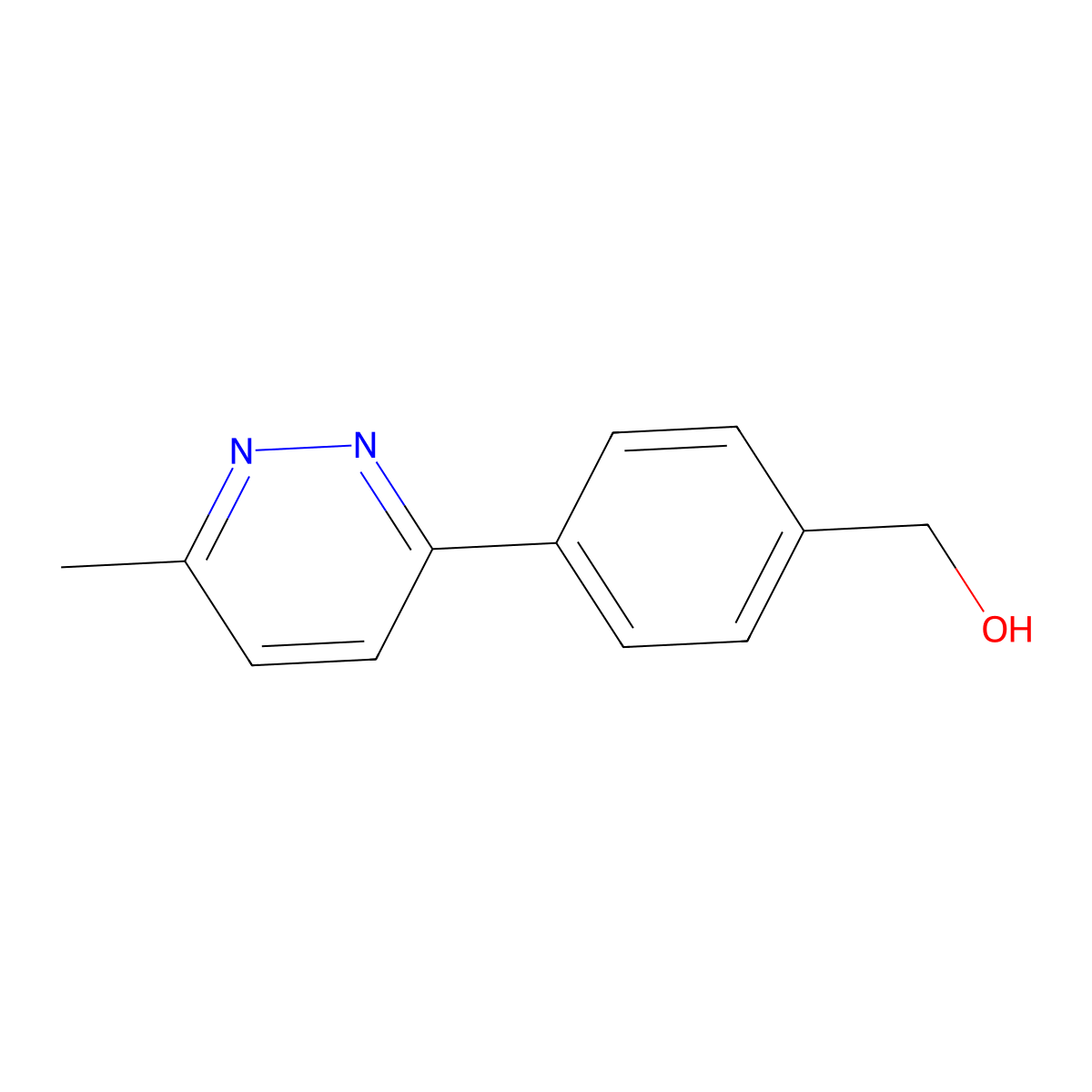 [4-(6-Methylpyridazin-3-yl)phenyl]methanol molecular structure, CAS 1349715-53-2