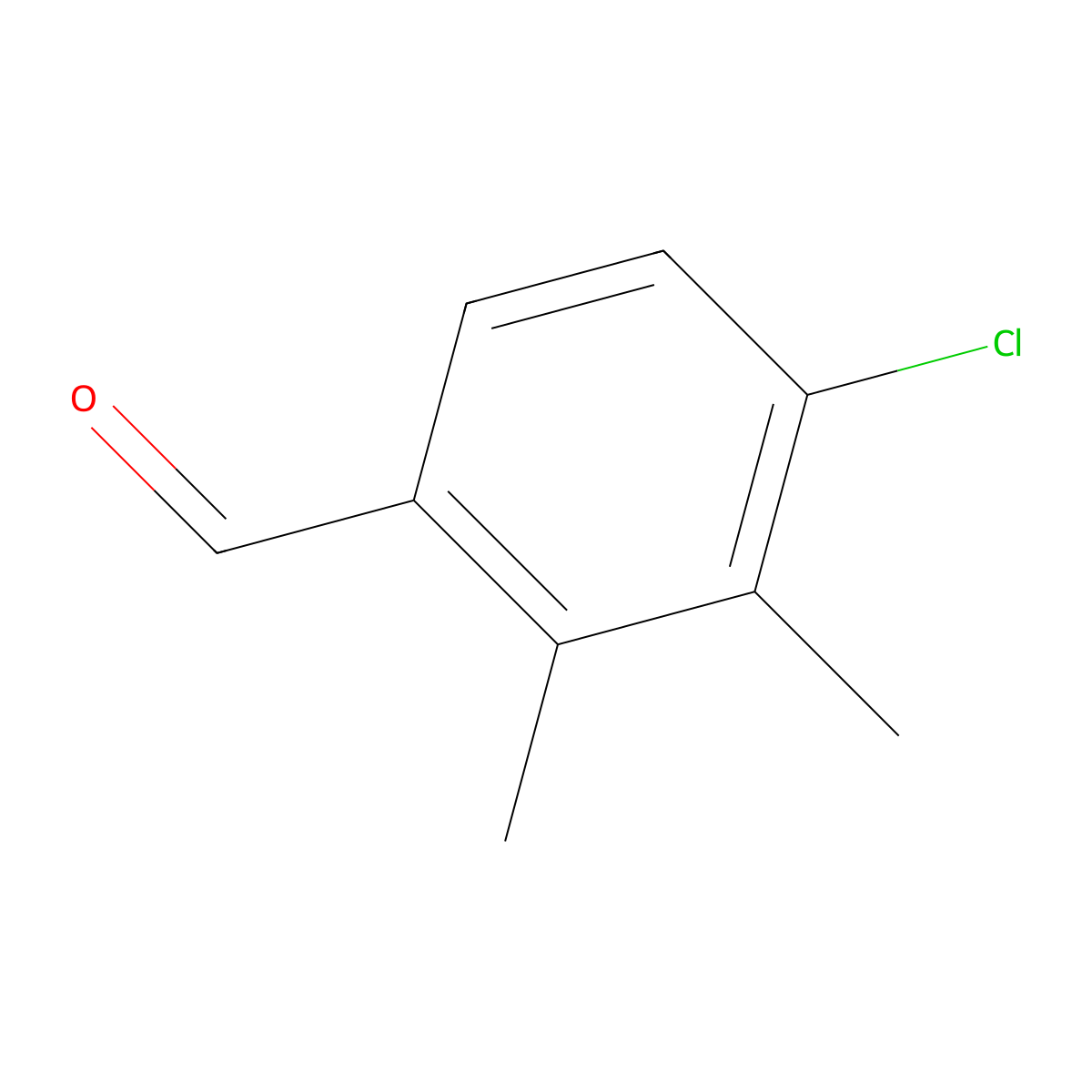 4-Chloro-2,3-dimethylbenzaldehyde molecular structure, CAS 1349716-28-4