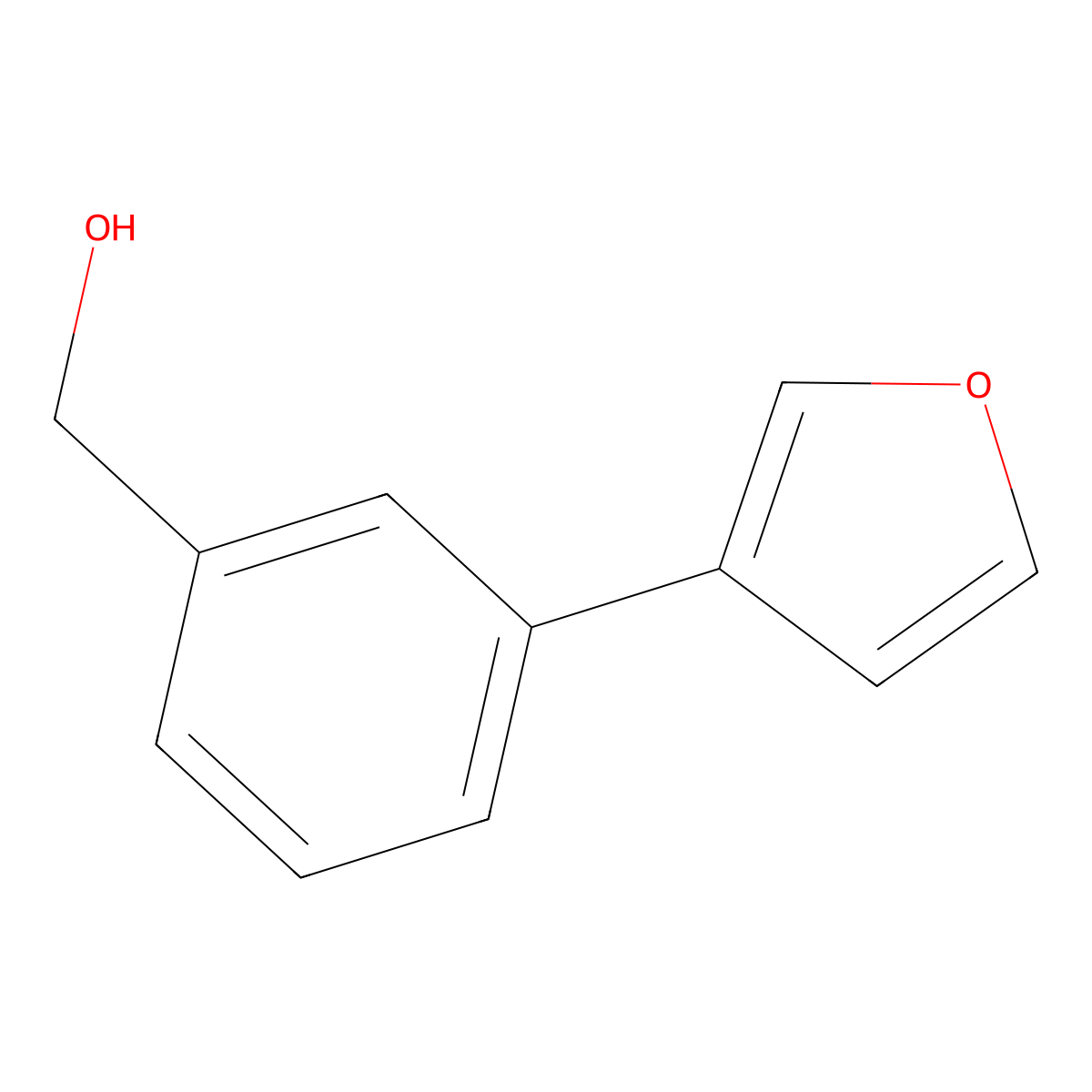 (3-(Furan-3-yl)phenyl)methanol molecular structure, CAS 1349716-71-7