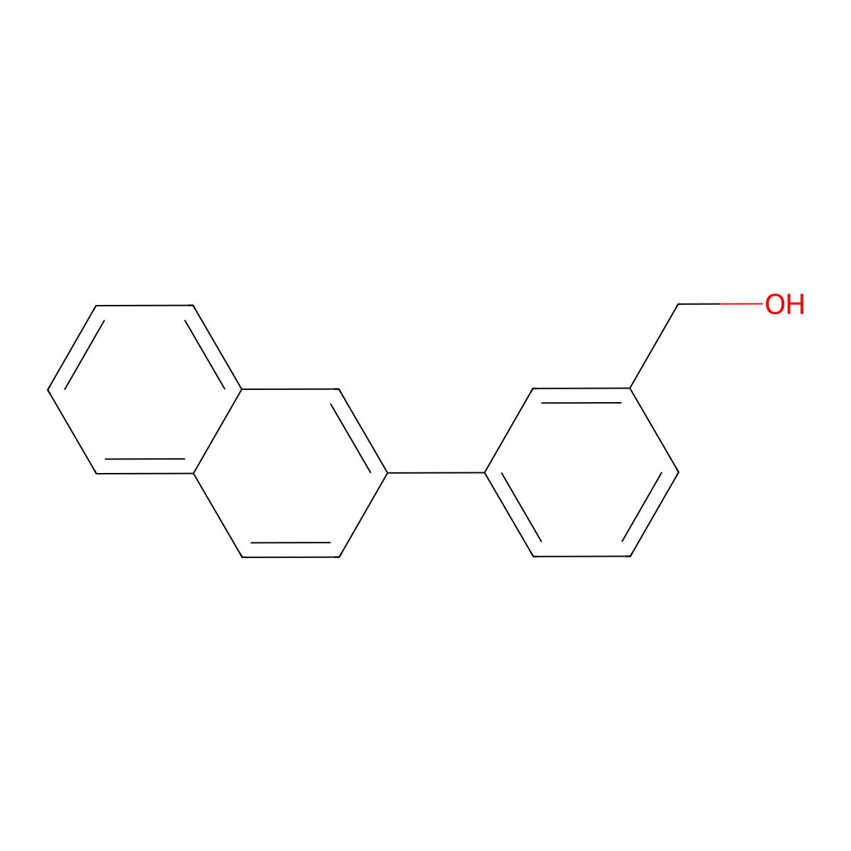 (3-(Naphthalen-2-yl)phenyl)methanol molecular structure, CAS 1349716-83-1