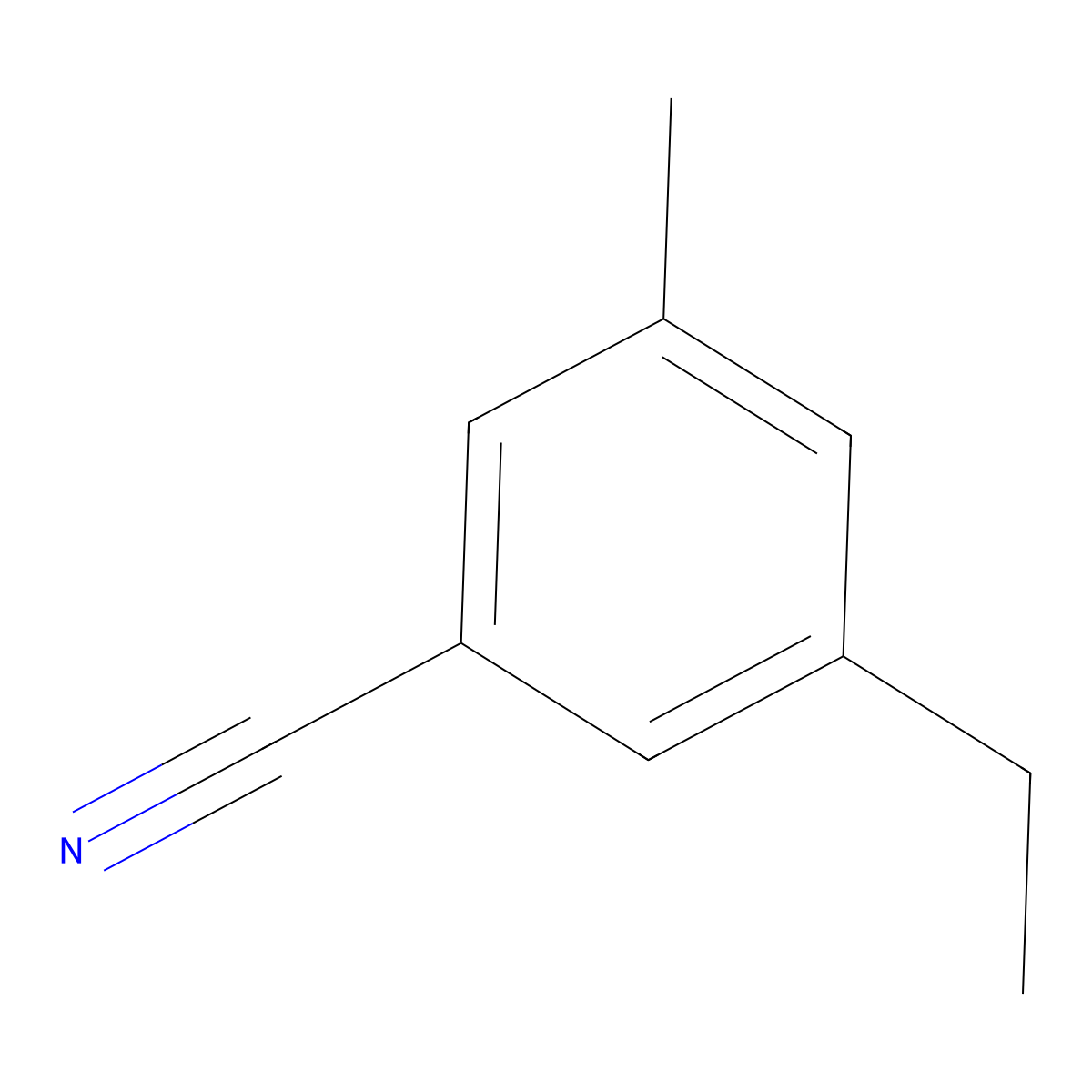 3-Ethyl-5-methylbenzonitrile molecular structure, CAS 1349716-87-5