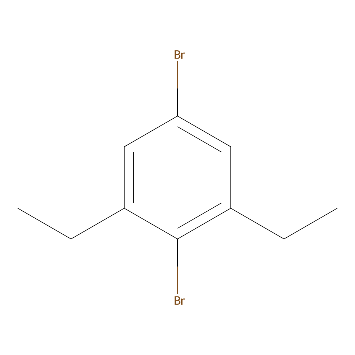 1,4-Dibromo-2,6-diisopropylbenzene molecular structure, CAS 1349717-76-5