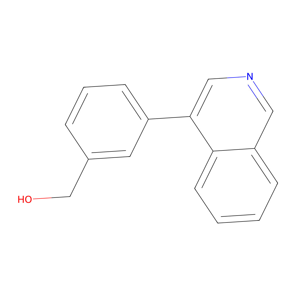 (3-(Isoquinolin-4-yl)phenyl)methanol molecular structure, CAS 1349718-55-3