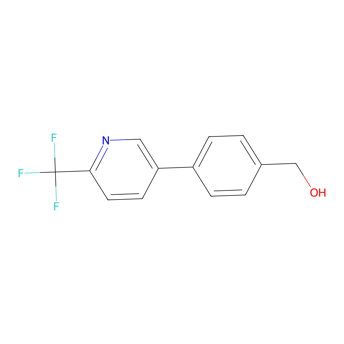 4-(6-Trifluoromethylphenyl)benzyl alcohol molecular structure, CAS 1349718-62-2