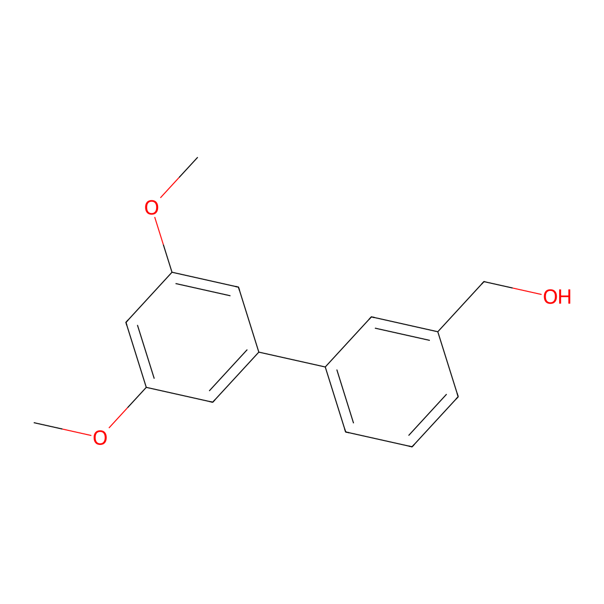 3-(3,5-Dimethoxyphenyl)benzyl alcohol molecular structure, CAS 1349718-74-6