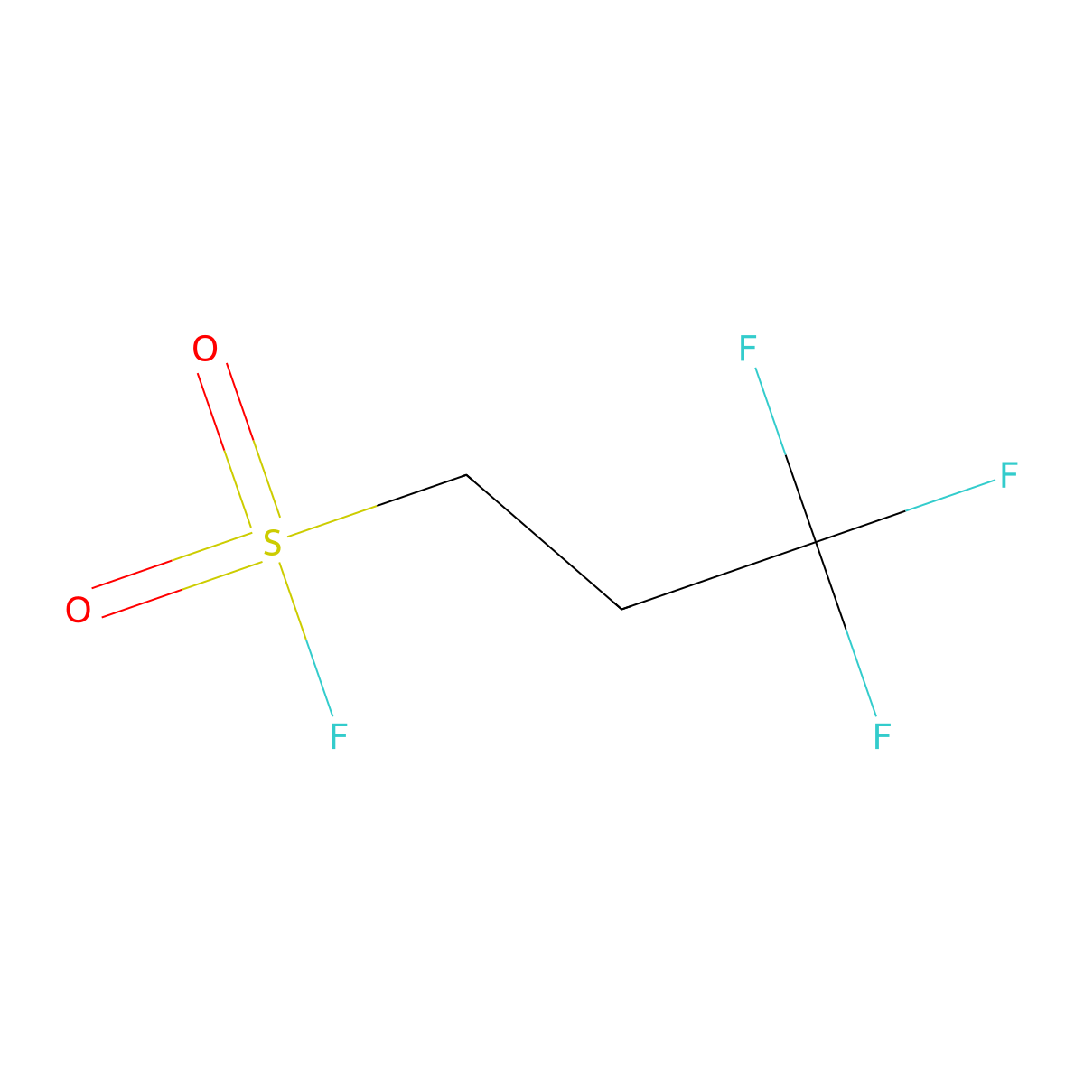 3,3,3-Trifluoropropane-1-sulfonyl fluoride molecular structure, CAS 1349718-83-7
