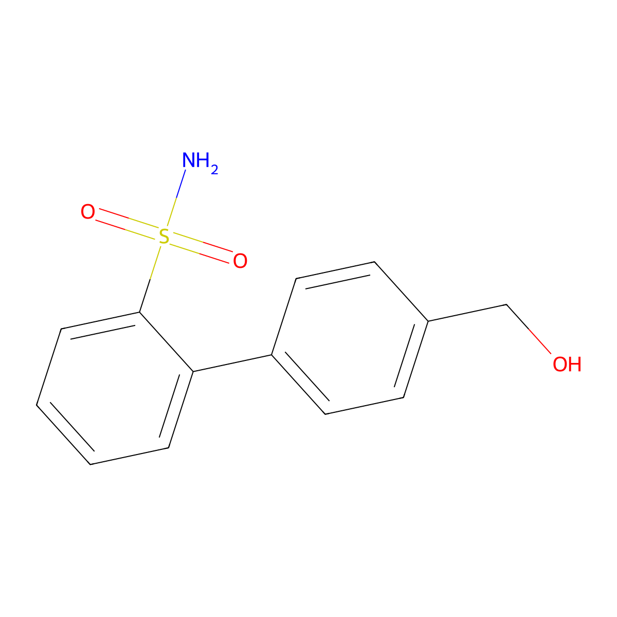 4'-(Hydroxymethyl)-(1,1'-biphenyl)-2-sulfonamide molecular structure, CAS 1349718-86-0