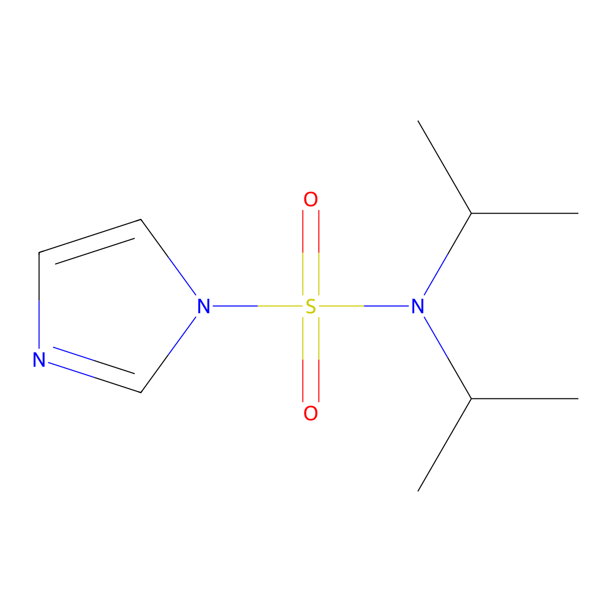 N,N-Diisopropyl-1H-imidazole-1-sulfonamide molecular structure, CAS 1349718-95-1