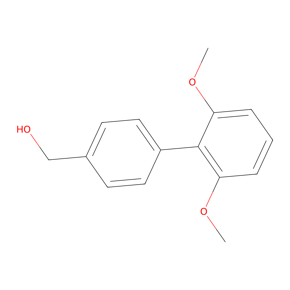 4-(2,6-Dimethoxyphenyl)benzyl alcohol molecular structure, CAS 1349718-96-2