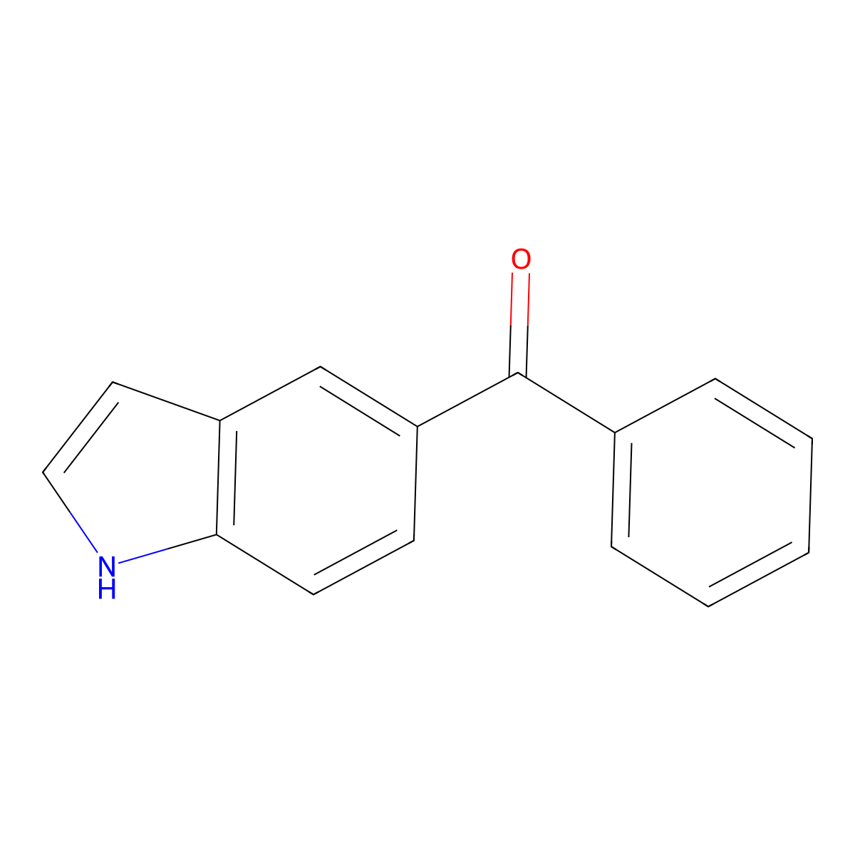 Methanone,1h-indol-5-ylphenyl- molecular structure, CAS 134977-99-4