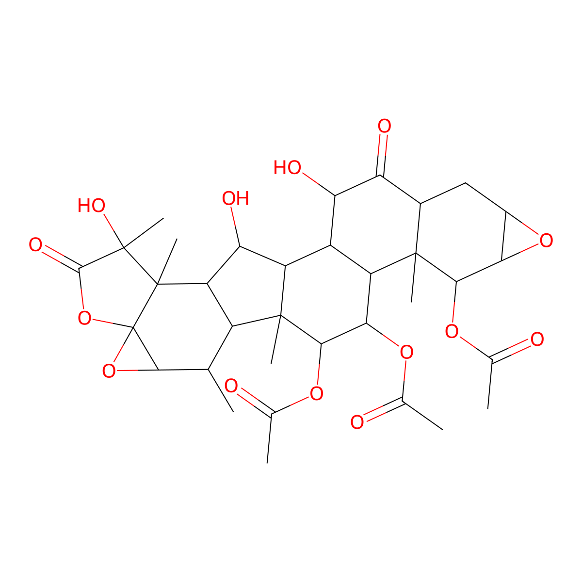 taccalonolide AJ molecular structure, CAS 1349904-82-0
