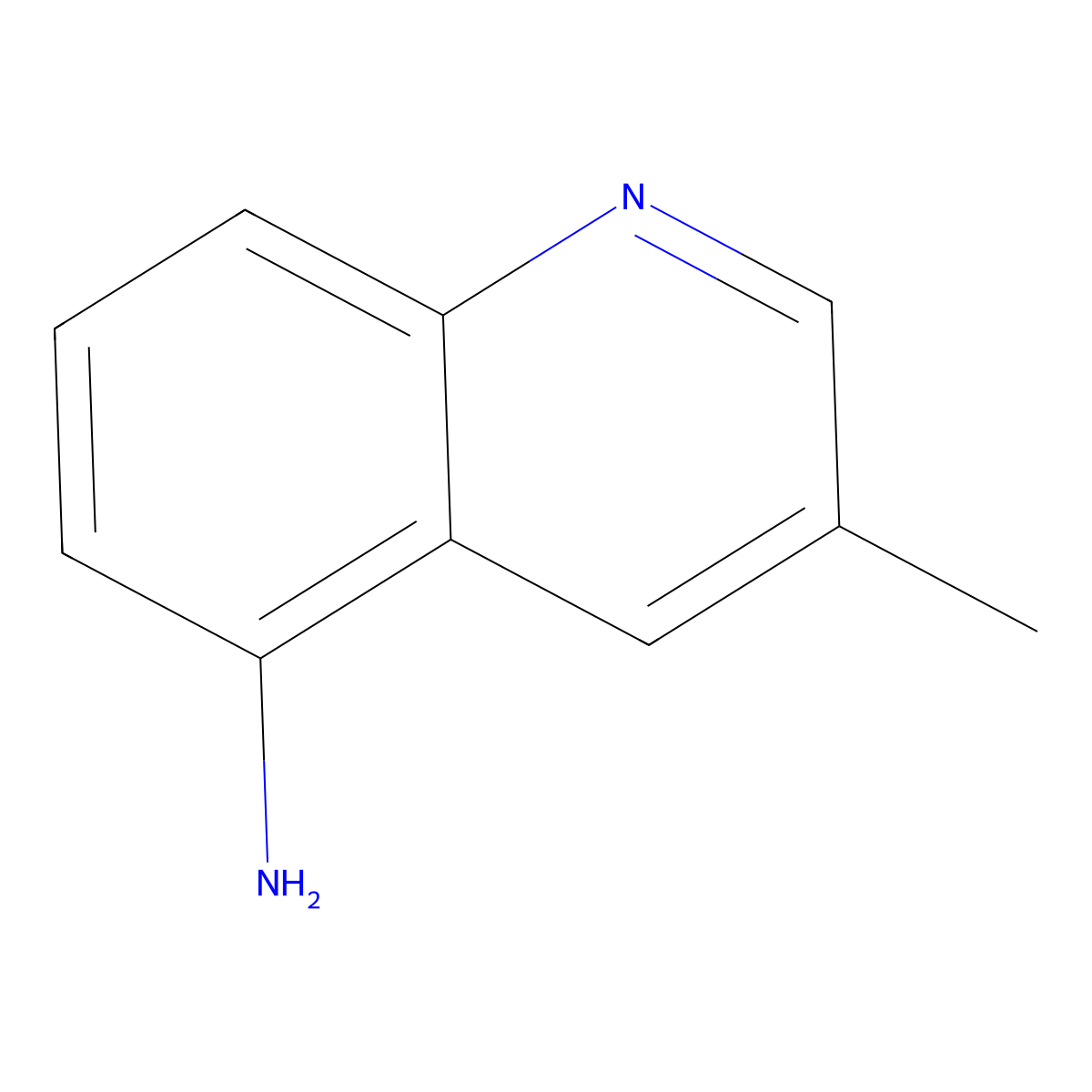 3-Methylquinolin-5-amine molecular structure, CAS 134992-14-6