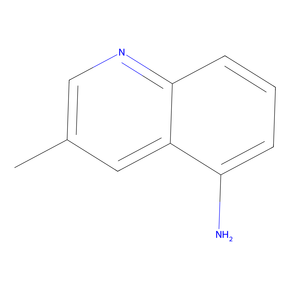 3-Methylquinolin-5-amine molecular structure, CAS 134992-14-6