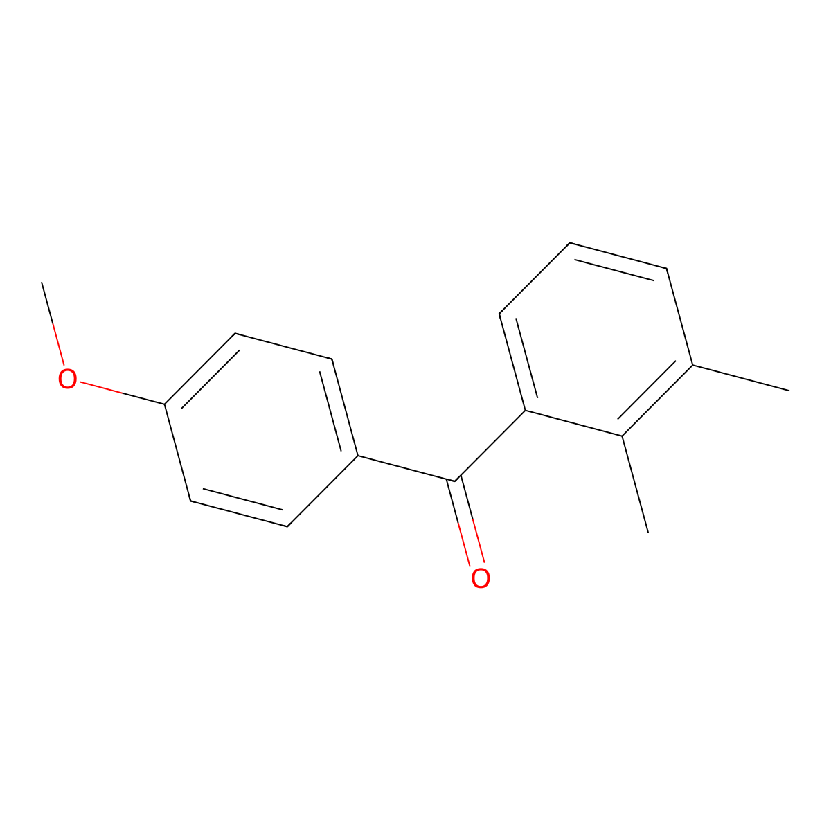 2,3-Dimethyl-4'-methoxybenzophenone molecular structure, CAS 134994-51-7