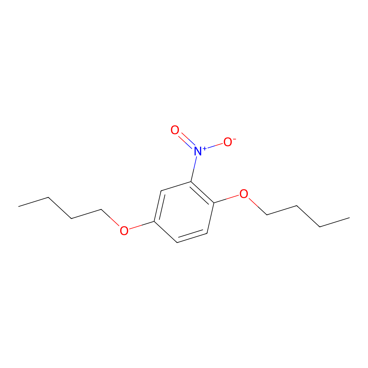 1,4-Dibutoxy-2-nitrobenzene molecular structure, CAS 135-15-9