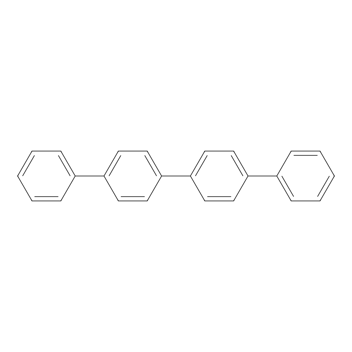 p-Quaterphenyl molecular structure, CAS 135-70-6