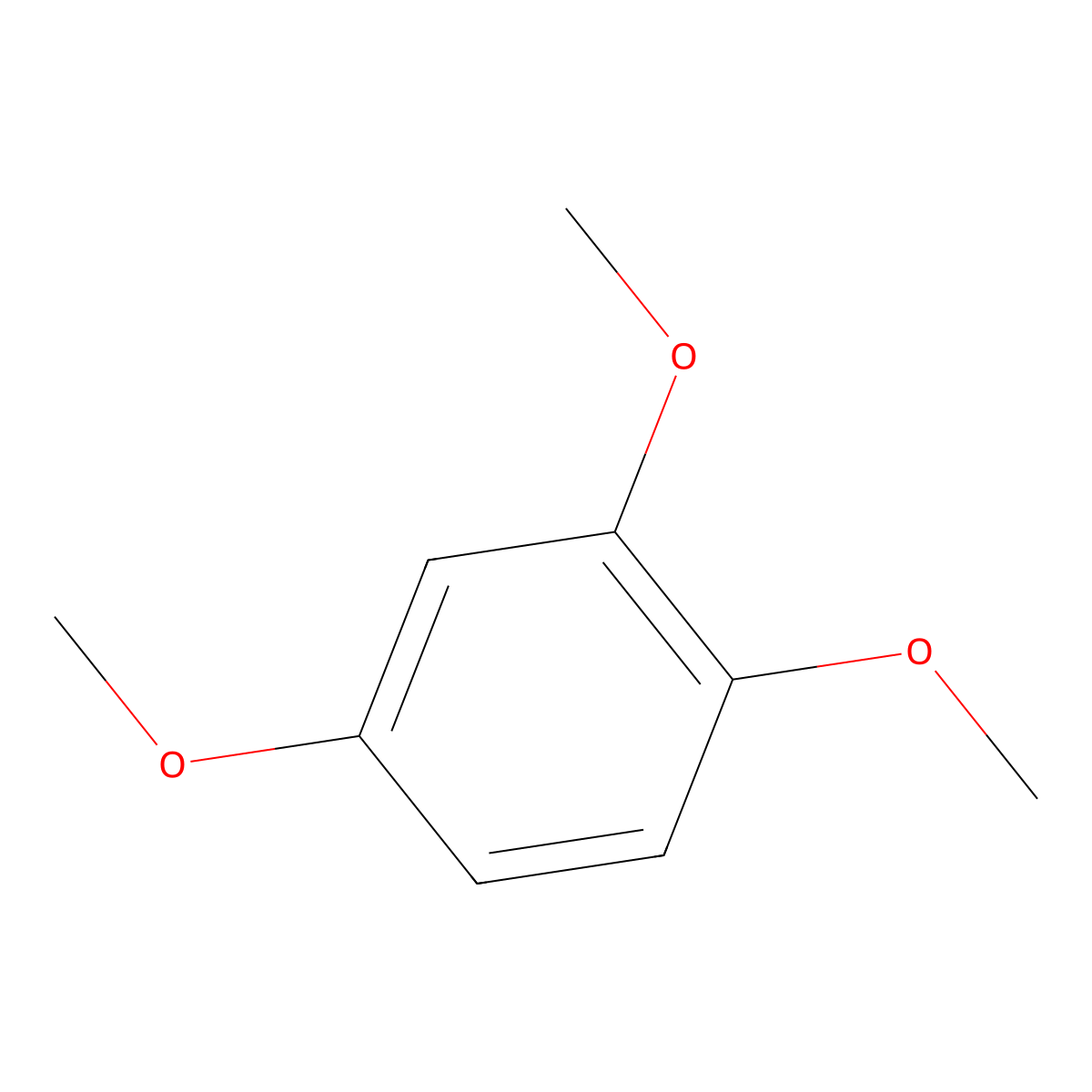 1,2,4-Trimethoxybenzene molecular structure, CAS 135-77-3