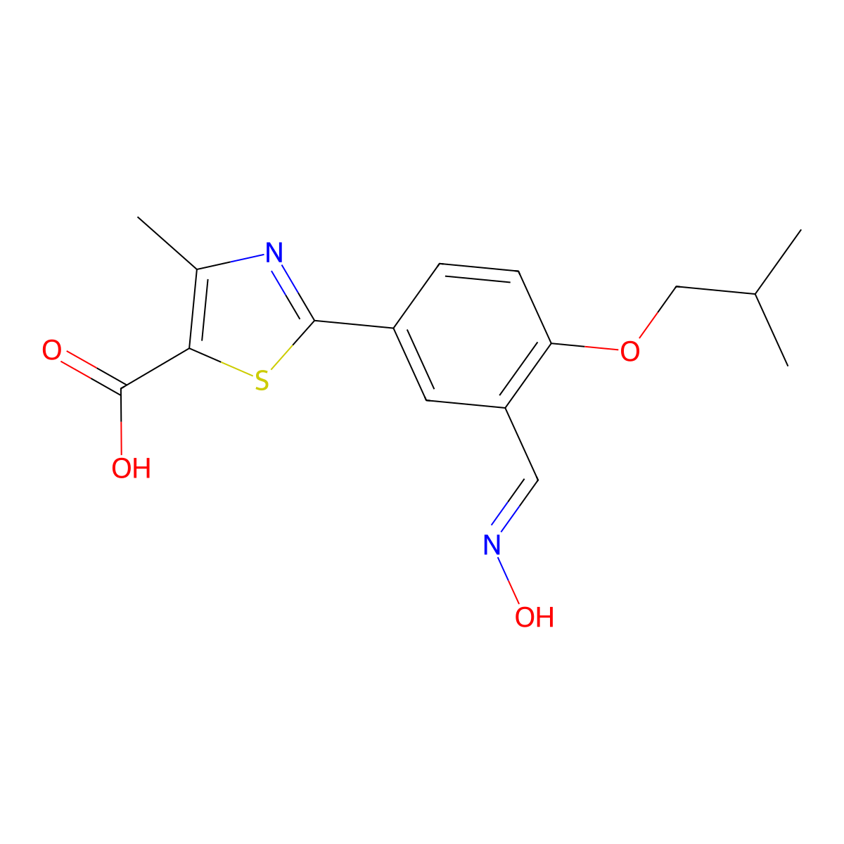 Febuxostat impurity 7 molecular structure, CAS 1350352-70-3