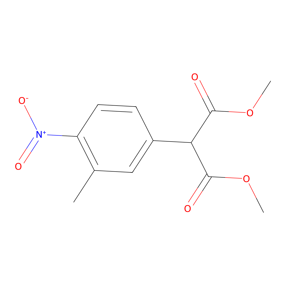 Dimethyl 2-(3-Methyl-4-nitrophenyl)malonate molecular structure, CAS 1350468-89-1