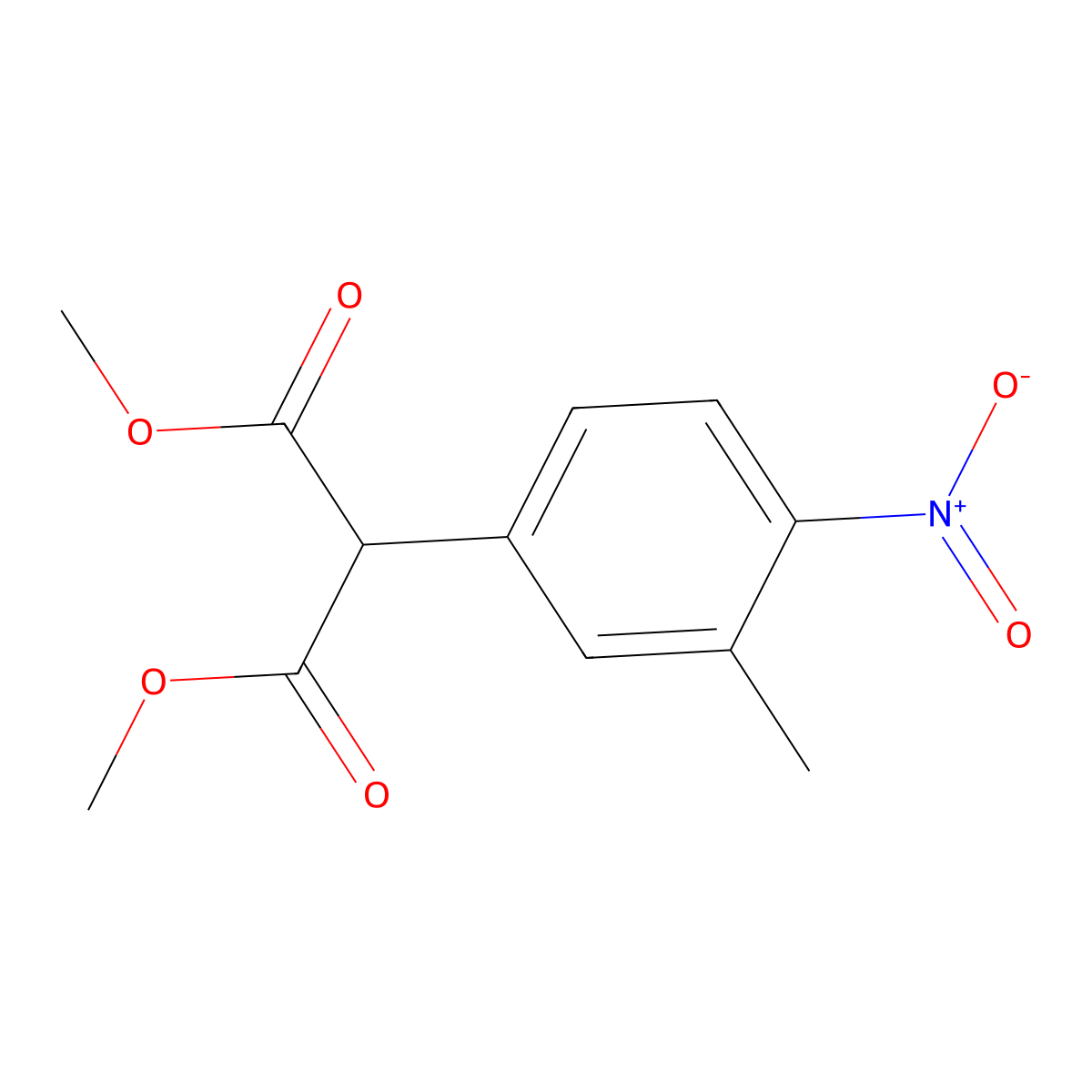 Dimethyl 2-(3-Methyl-4-nitrophenyl)malonate molecular structure, CAS 1350468-89-1