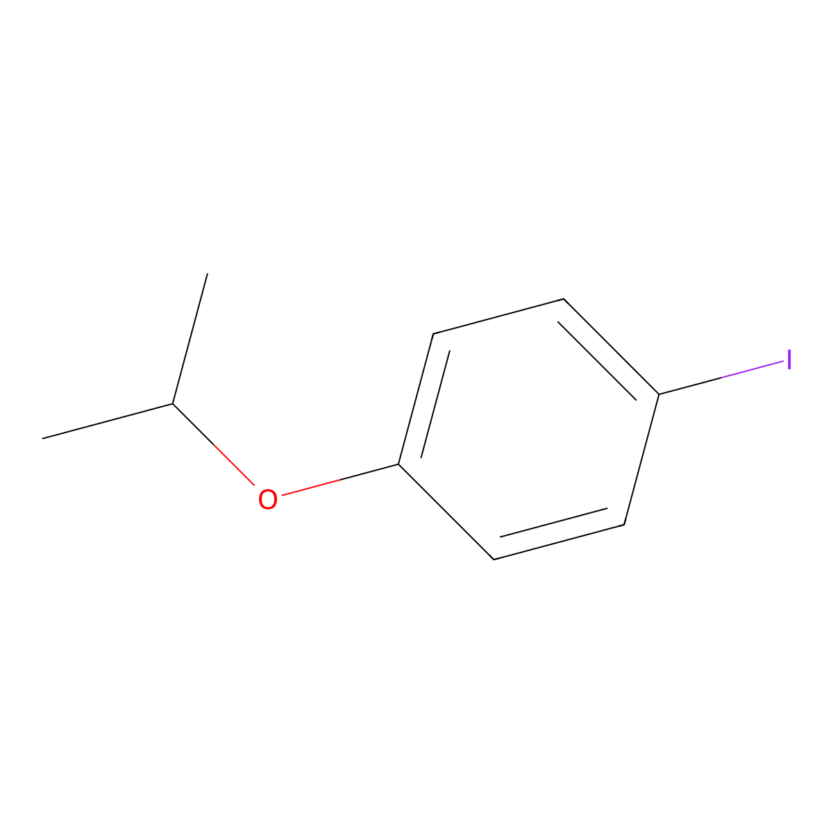 1-Iodo-4-(propan-2-yloxy)benzene molecular structure, CAS 135049-82-0
