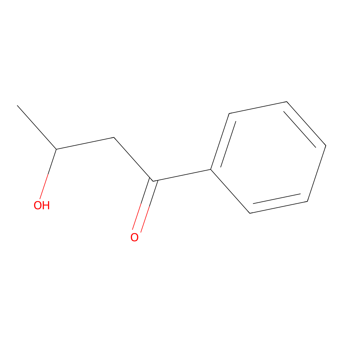 3-Hydroxy-1-phenylbutan-1-one molecular structure, CAS 13505-39-0