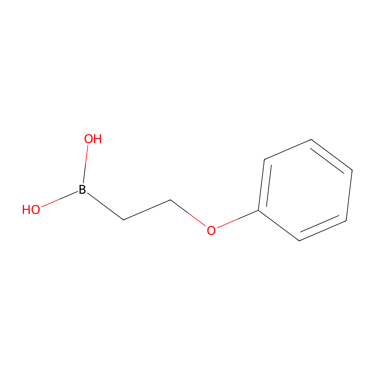 (2-Phenoxyethyl)boronic acid molecular structure, CAS 1350511-74-8