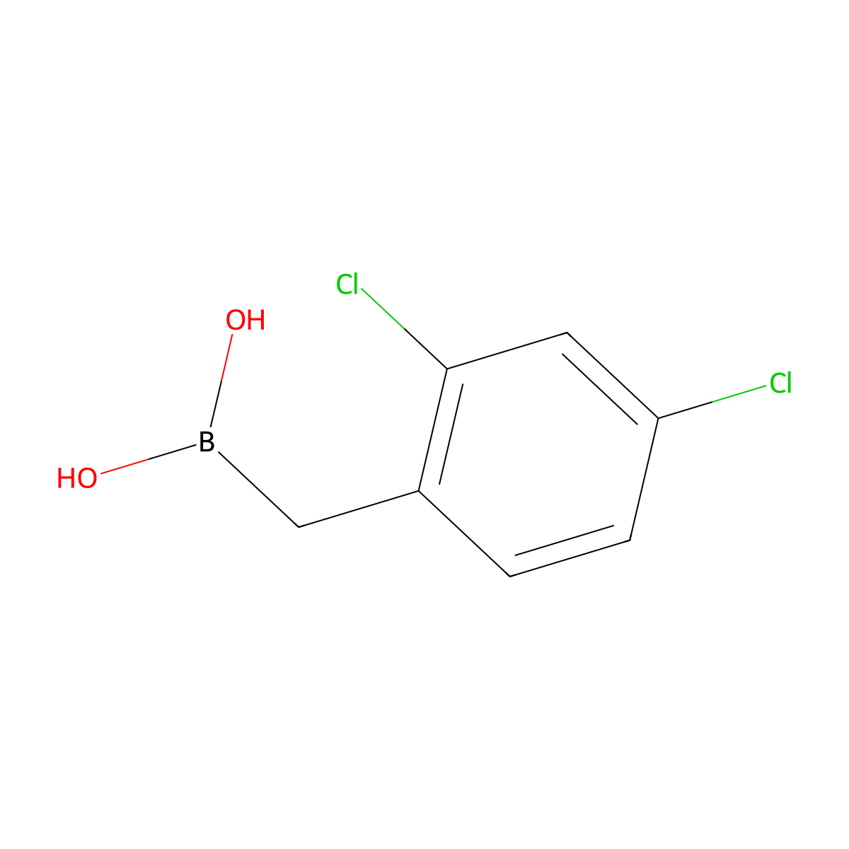 [(2,4-Dichlorophenyl)methyl]boronic acid molecular structure, CAS 1350512-25-2