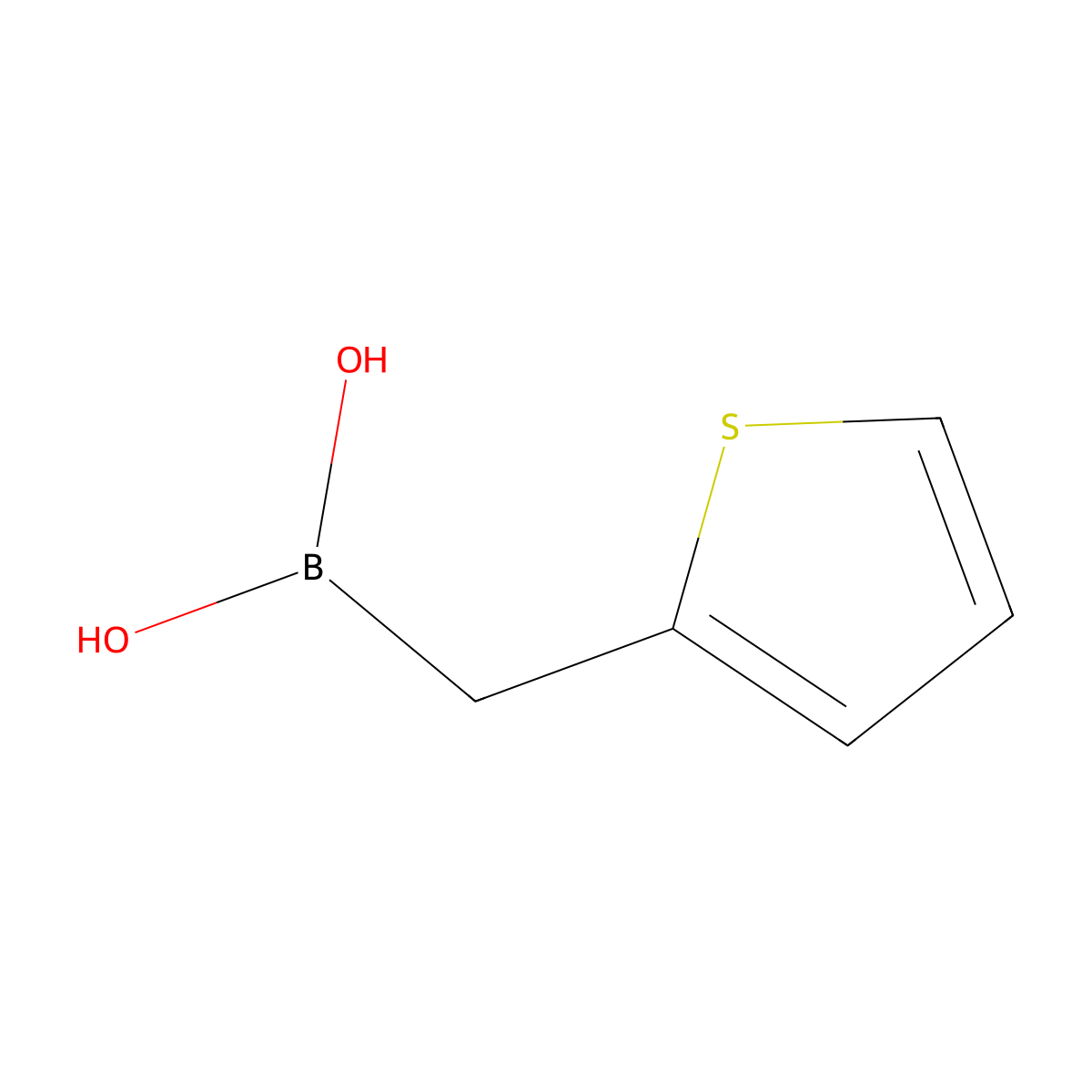[(Thiophen-2-yl)methyl]boronic acid molecular structure, CAS 1350512-47-8