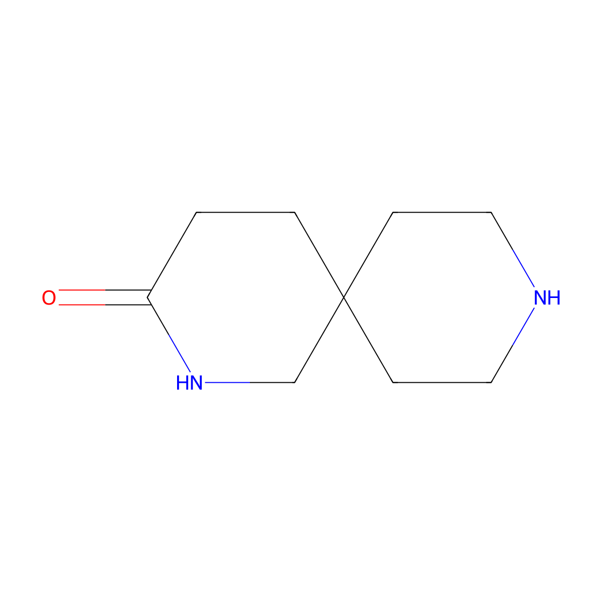 2,9-Diazaspiro[5.5]undecan-3-one molecular structure, CAS 1350521-73-1