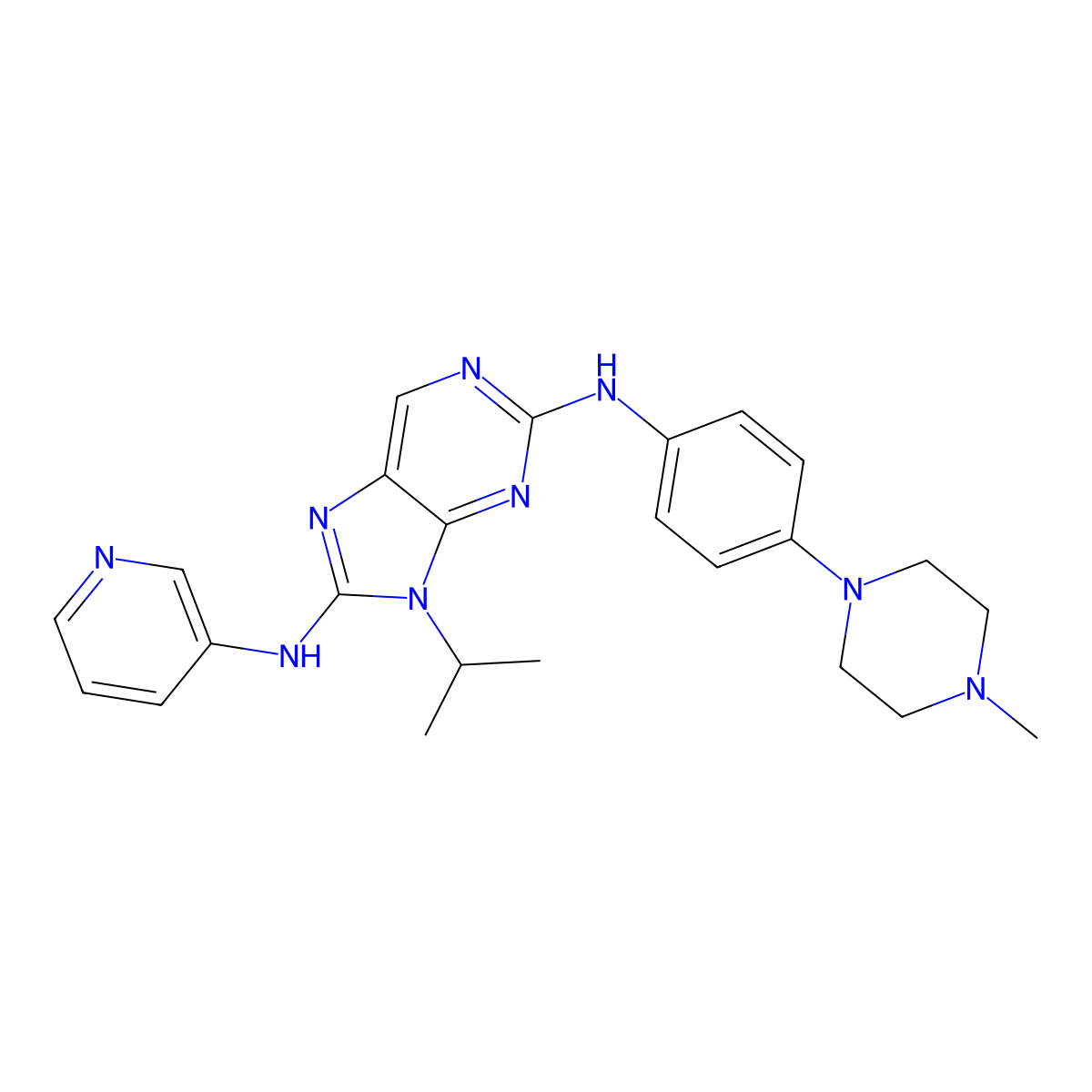 Ruserontinib molecular structure, CAS 1350544-93-2