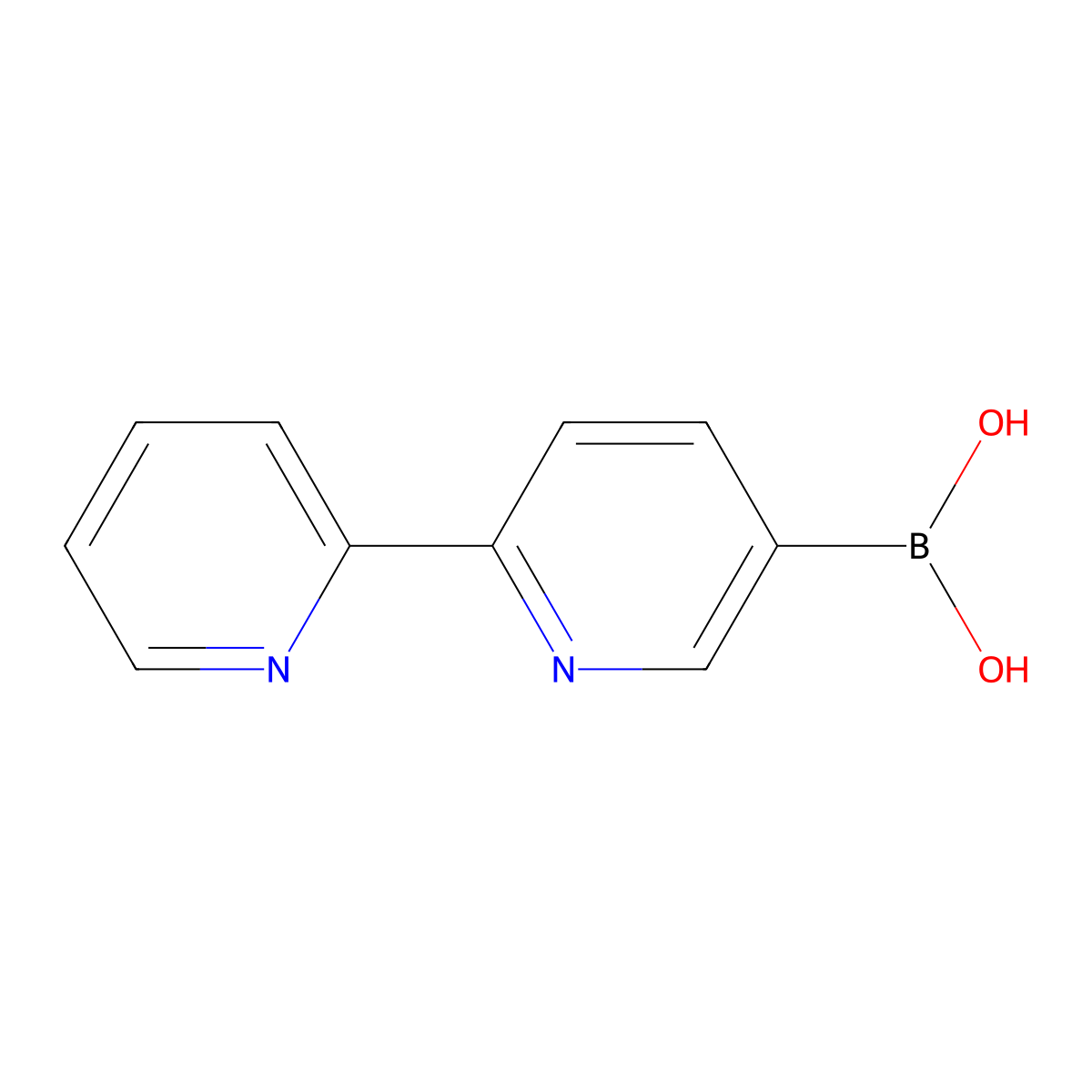 2-(2-Pyridyl)pyridine-5-boronic acid molecular structure, CAS 1350620-55-1