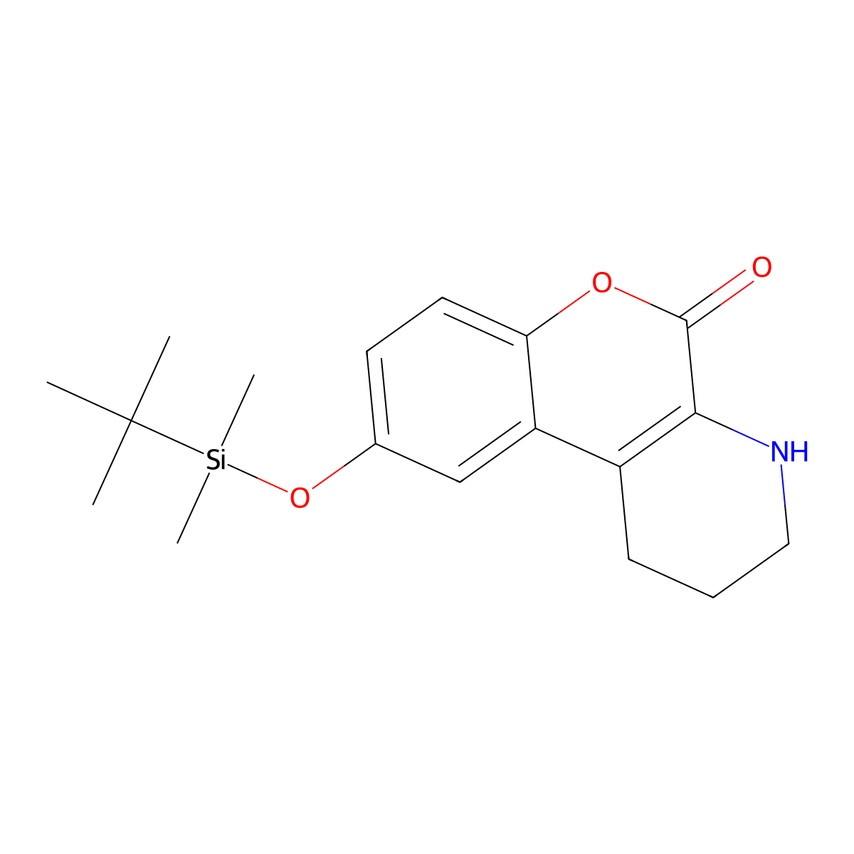 9-[Tert-butyl(dimethyl)silyl]oxy-1,2,3,4-tetrahydrochromeno[3,4-b]pyridin-5-one molecular structure, CAS 1350622-33-1