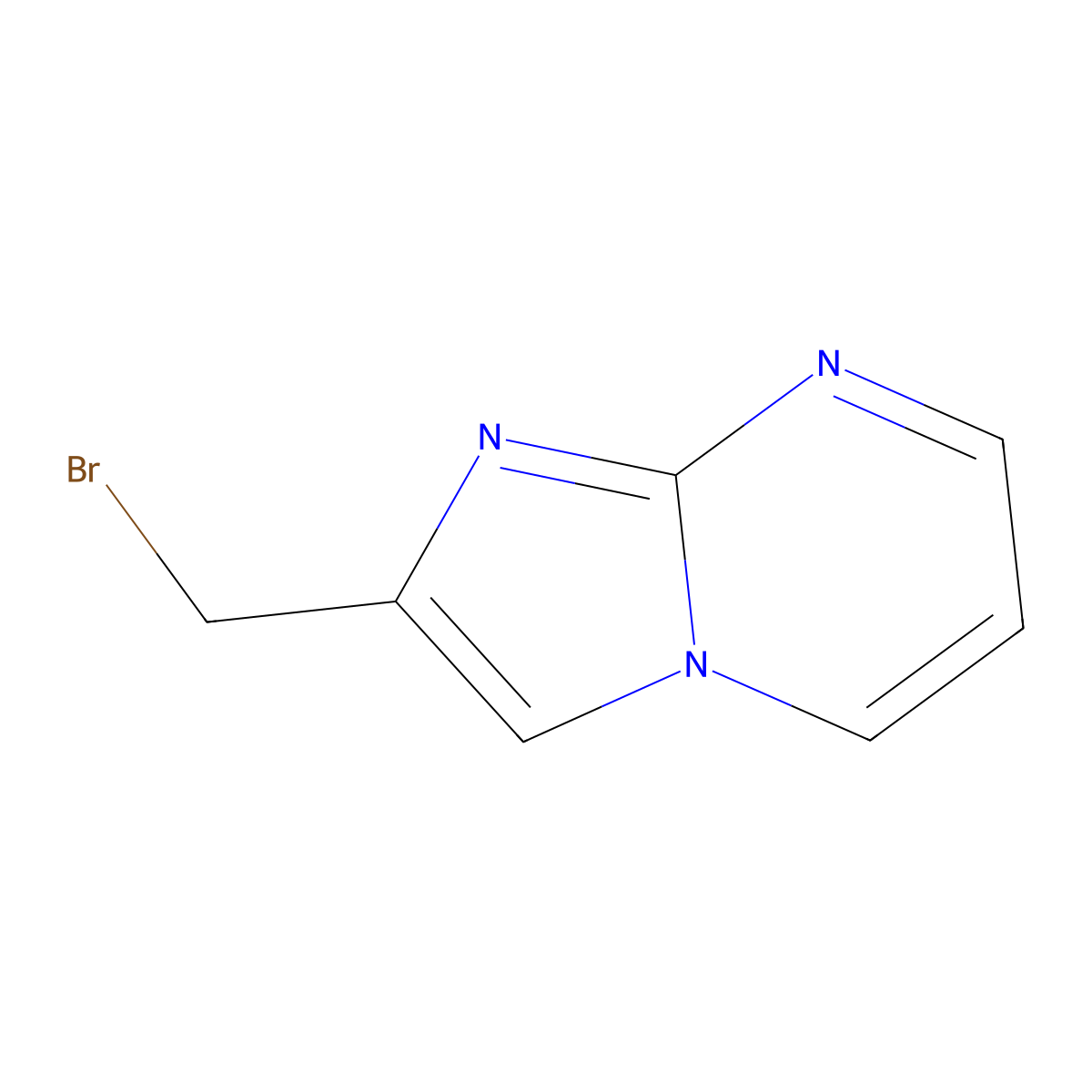 2-(Bromomethyl)imidazo[1,2-a]pyrimidine molecular structure, CAS 135063-63-7
