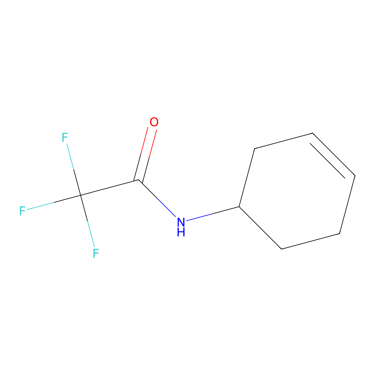 N-[(1R)-Cyclohex-3-EN-1-YL]-2,2,2-trifluoro-acetamide molecular structure, CAS 1350636-90-6