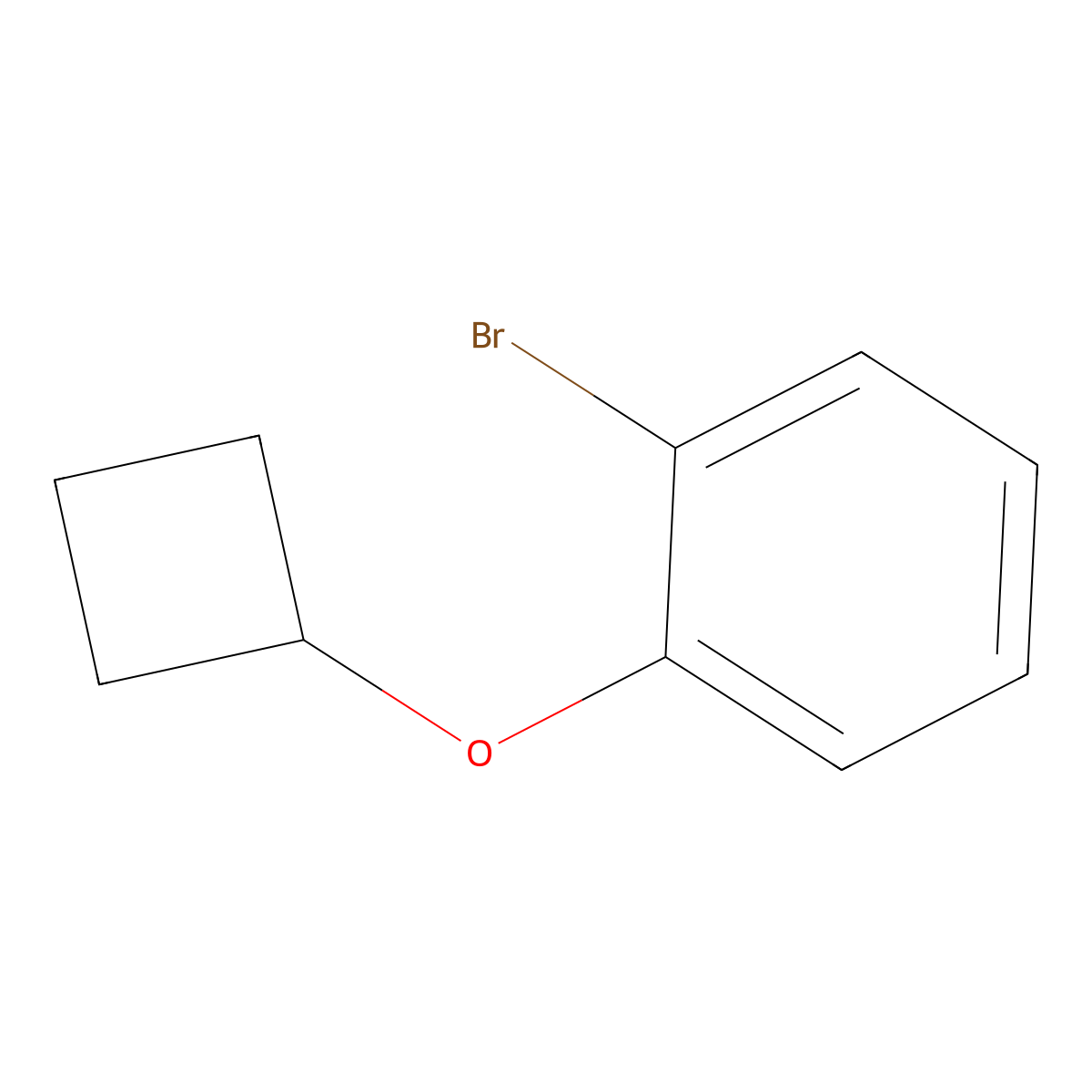 1-Bromo-2-cyclobutoxy-benzene molecular structure, CAS 1350640-81-1
