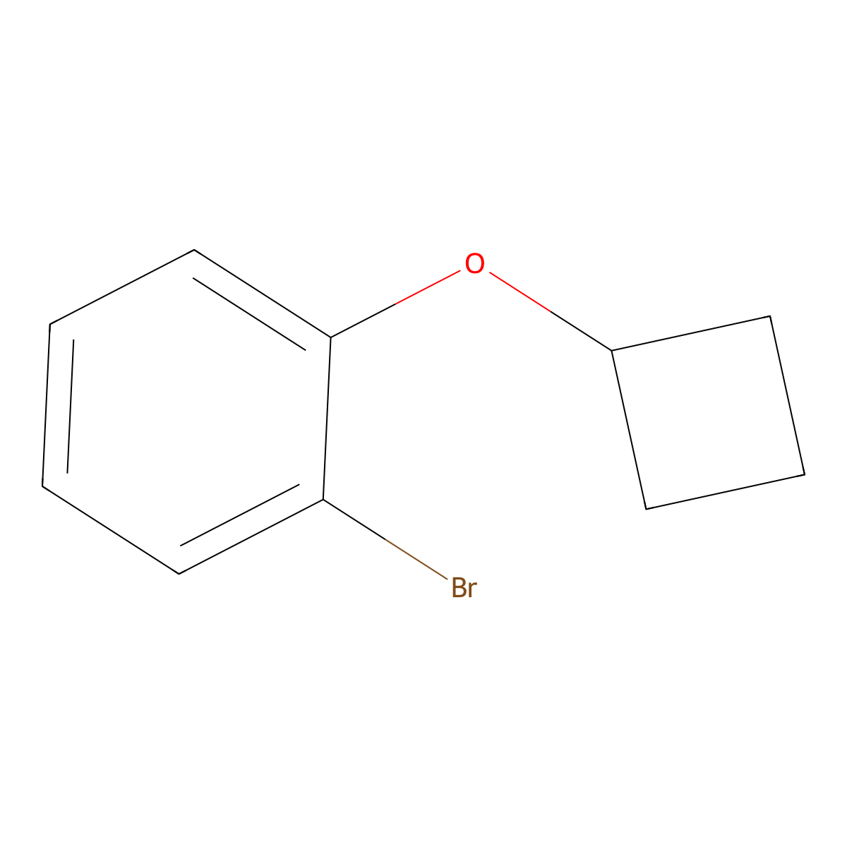 1-Bromo-2-cyclobutoxy-benzene molecular structure, CAS 1350640-81-1