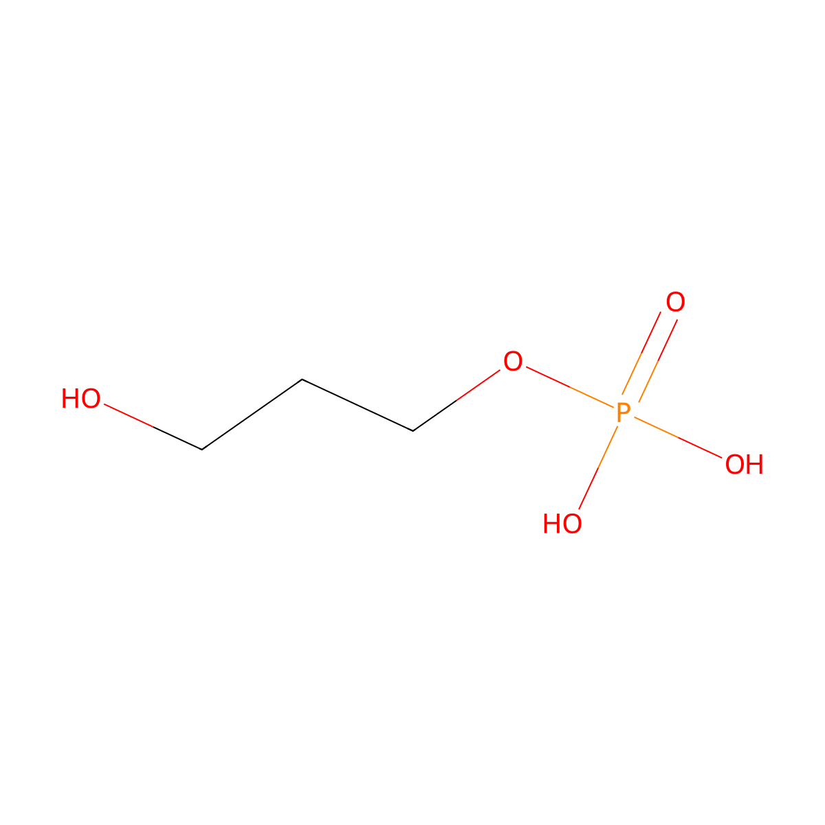 1,3-Propanediol, 1-(dihydrogen phosphate) molecular structure, CAS 13507-42-1