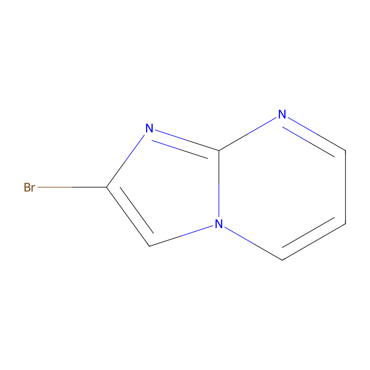 2-Bromoimidazo(1,2-a)pyrimidine molecular structure, CAS 1350738-85-0