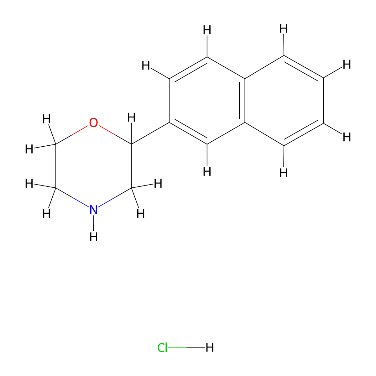 2-(Naphthalen-2-yl)morpholine hydrochloride molecular structure, CAS 1350768-35-2