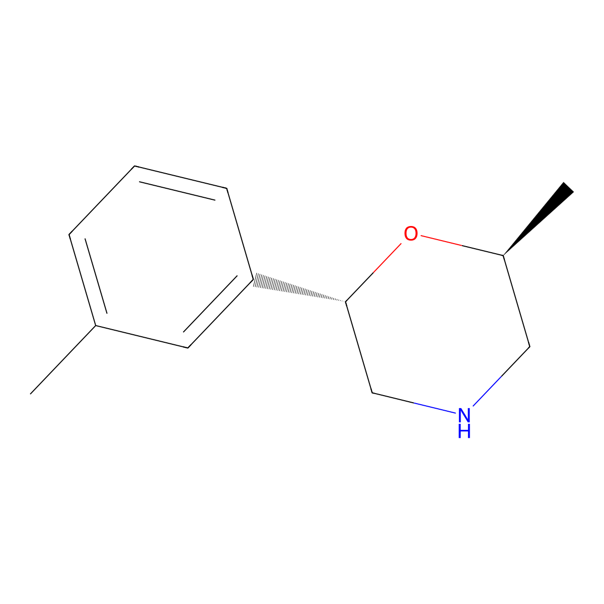 (2S,6s)-2-methyl-6-m-tolylmorpholine molecular structure, CAS 1350769-67-3