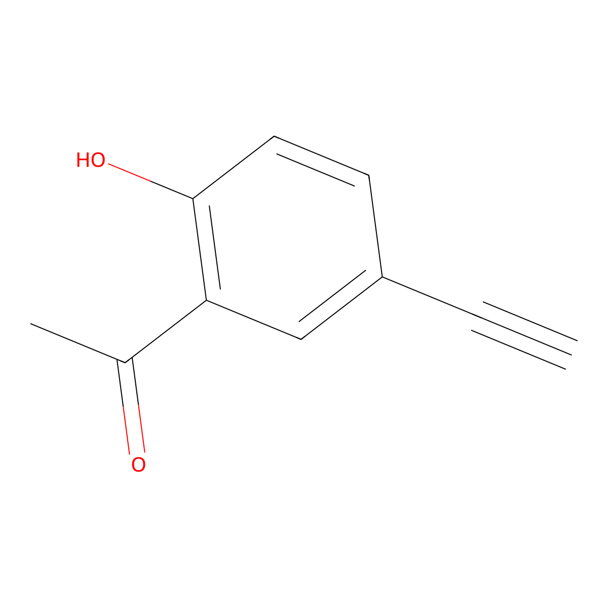1-(5-Ethynyl-2-hydroxyphenyl)ethanone molecular structure, CAS 1350803-03-0