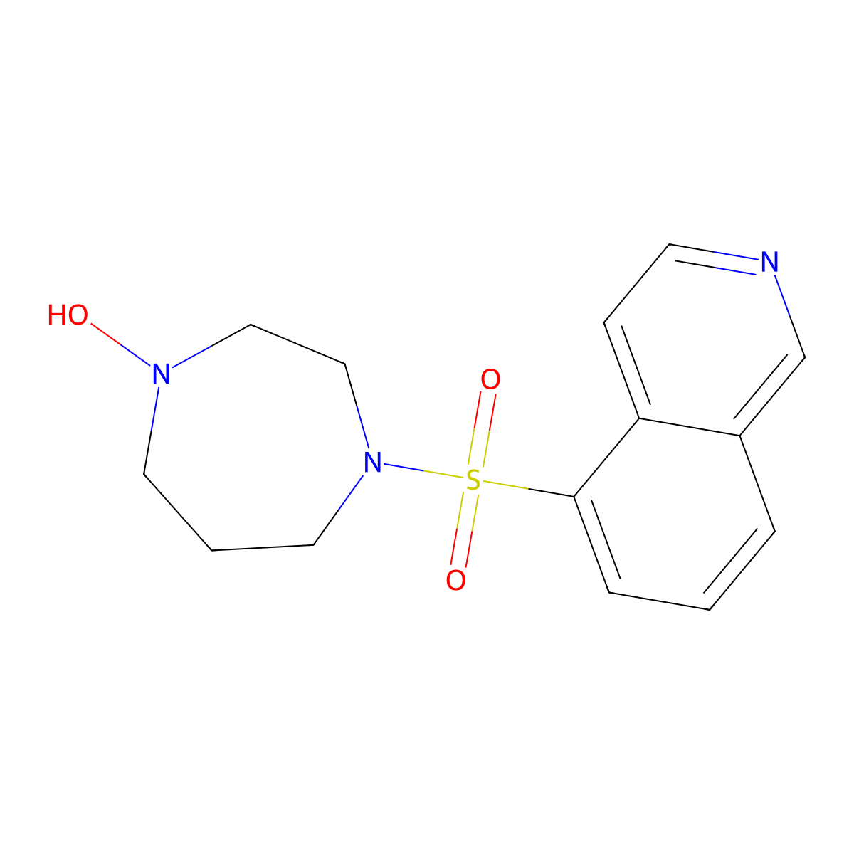 Fasudil N-Hydroxy Impurity molecular structure, CAS 1350827-92-7