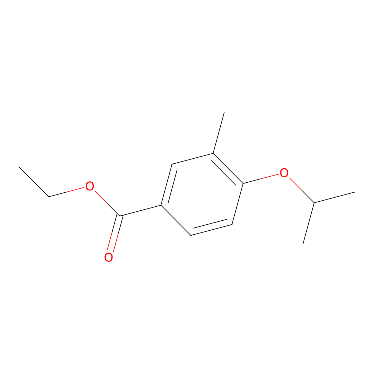 Ethyl 4-isopropoxy-3-methylbenzoate molecular structure, CAS 1350838-86-6